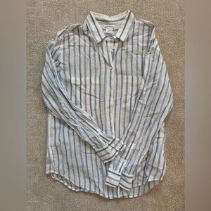 Club Monaco Casual Striped Button-Down Shirt